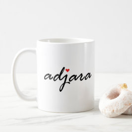Caneca De Café Eu amo Adjara Geórgia
