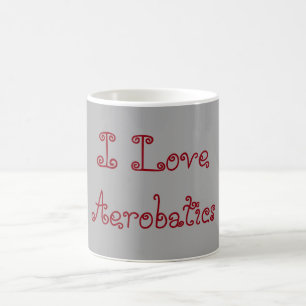 Caneca De Café Eu Amo Aerobática