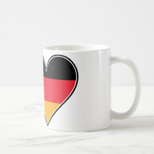 Caneca De Café Eu amo Alemanha