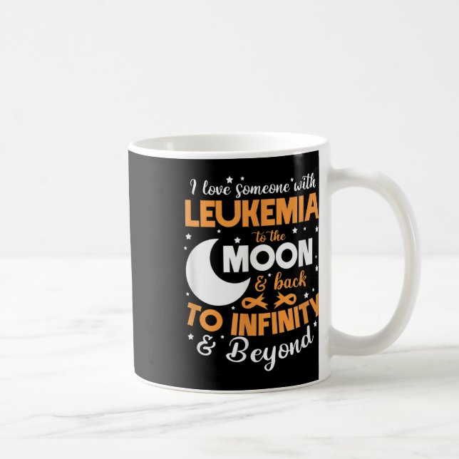 Caneca De Café Eu Amo Alguém Com Apoio à Conscientização da Leuce (Direita)
