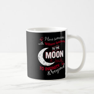 Caneca De Café Eu Amo Alguém Com Fita da Síndrome de Williams Con