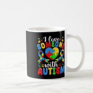 Caneca De Café Eu Amo Alguém Com Um Puzzle De Coração De Consciên
