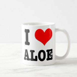 CANECA DE CAFÉ EU AMO ALOE