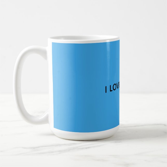 CANECA DE CAFÉ EU AMO AMÉRICA (Esquerda)