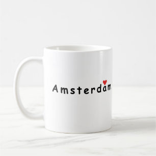 Caneca De Café Eu amo Amsterdã