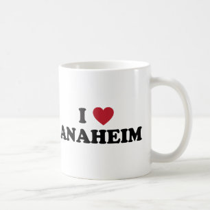 Caneca De Café Eu amo Anaheim Califórnia