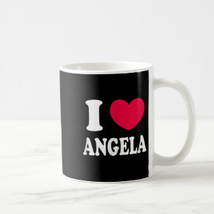 Caneca De Café Eu amo Angela