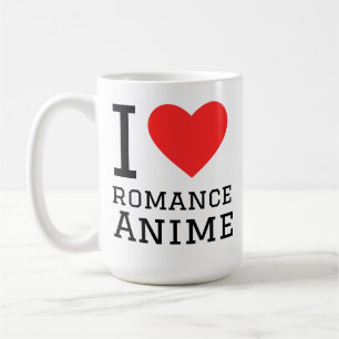 Caneca De Café Eu amo anime de romance