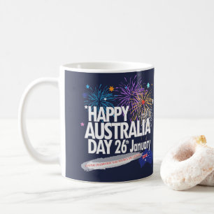 Caneca De Café "EU AMO AUSTRÁLIA" Austrália dia o 26 de janeiro