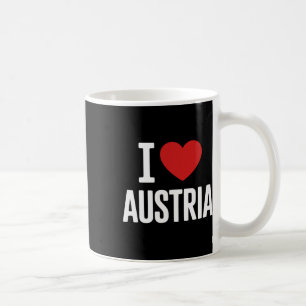 Caneca De Café Eu Amo Áustria Österreich Esqui Verão Austríaco H
