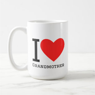 Caneca De Café Eu amo avó