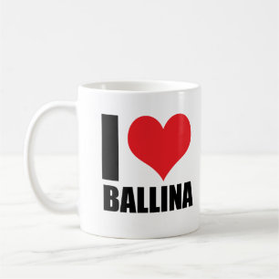 Caneca De Café Eu amo Ballina