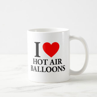 Caneca De Café Eu Amo Balões de Ar Quente