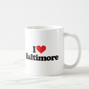 Caneca De Café Eu amo Baltimore