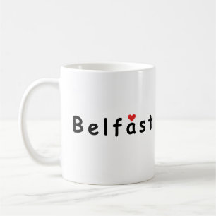 Caneca De Café Eu amo Belfast