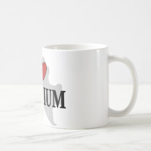 Caneca De Café Eu amo Bélgica