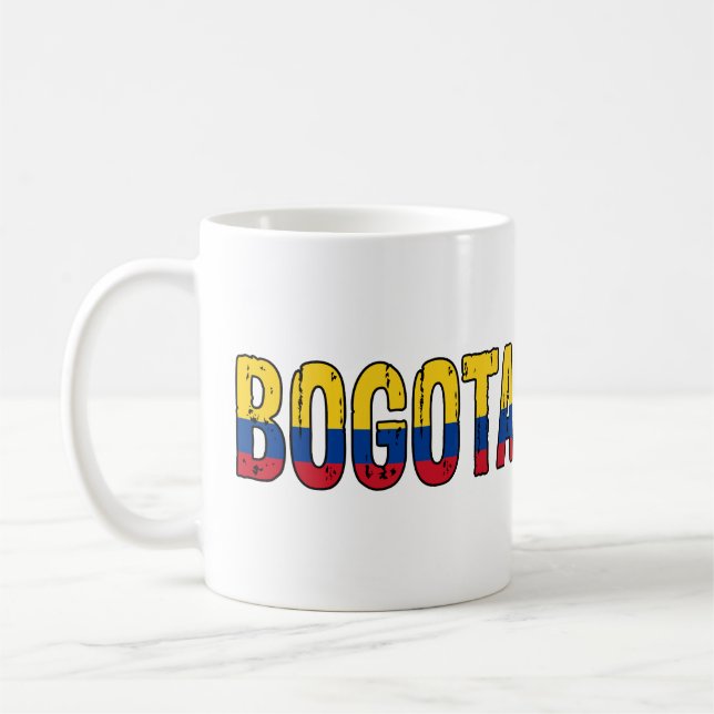 Caneca De Café Eu amo Bogotá (Esquerda)