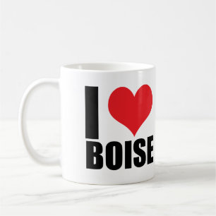Caneca De Café Eu amo Boise