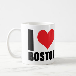 Caneca De Café Eu amo Boston