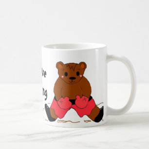Caneca De Café Eu Amo Boxe