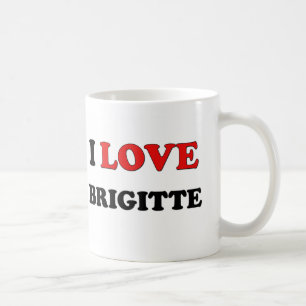 Caneca De Café Eu amo Brigitte