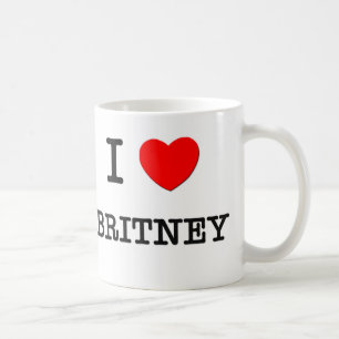Caneca De Café Eu amo Britney