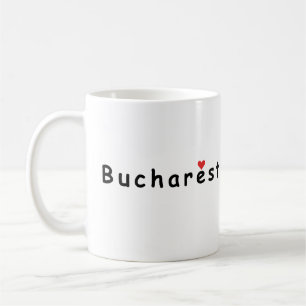 Caneca De Café Eu amo Bucareste