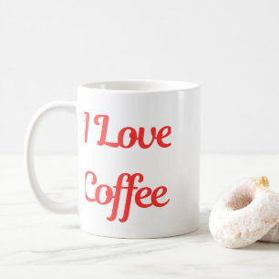 Caneca De Café Eu Amo Café – Design para Amantes de Café