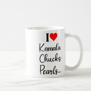 Caneca De Café Eu Amo Camala Cute Calçados Para O Presidente Elei