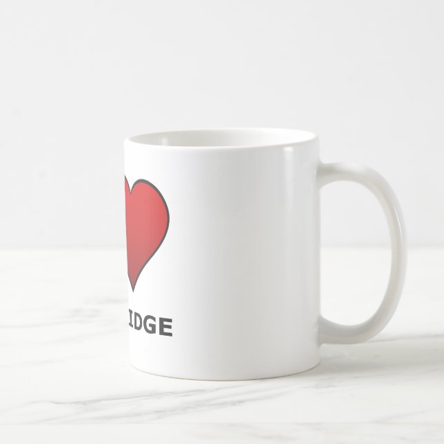 CANECA DE CAFÉ EU AMO CAMBRIDGE, MÃES - MASSACHUSETTS (Direita)
