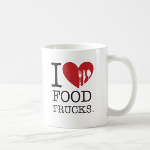 Caneca De Café EU AMO caminhões da comida