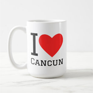 Caneca De Café Eu amo Cancun