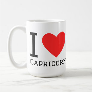 Caneca De Café Eu amo Capricórnio
