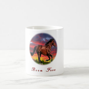 Caneca De Café Eu amo Cavalos