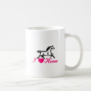 Caneca De Café Eu amo cavalos