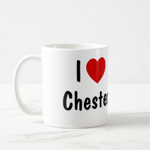 Caneca De Café Eu Amo Chester