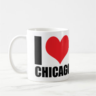 Caneca De Café Eu amo Chicago