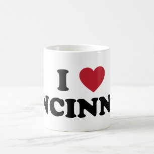 Caneca De Café Eu amo Cincinnati Ohio