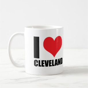 Caneca De Café Eu amo Cleveland