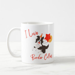 Caneca De Café Eu Amo Collies Fronteiriços