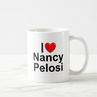 Caneca De Café Eu amo (coração) Nancy Pelosi