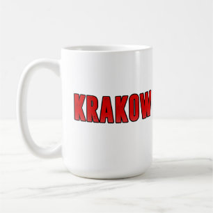Caneca De Café Eu amo Cracóvia