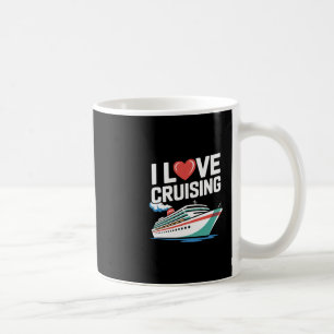 Caneca De Café Eu Amo Cruzeiro Náutico Marítimo Viagem