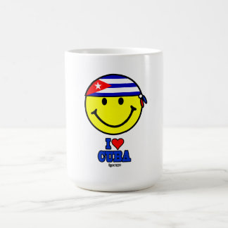 CANECA DE CAFÉ EU AMO CUBA