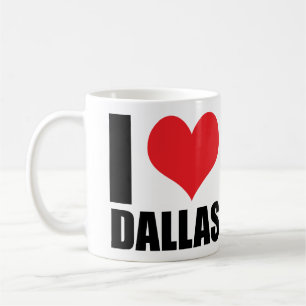Caneca De Café Eu amo Dallas