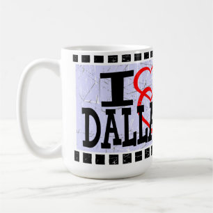 Caneca De Café Eu amo Dallas - Mugs