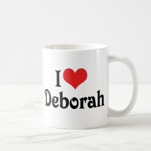 Caneca De Café Eu Amo Deborah