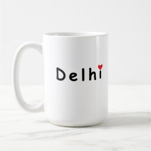 Caneca De Café Eu amo Delhi India