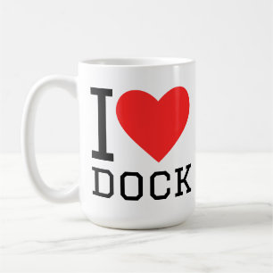 Caneca De Café Eu amo doca