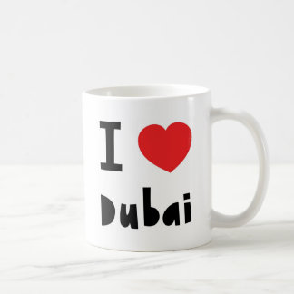 Caneca De Café Eu amo Dubai